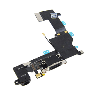 Flex+Micro+Conector Carga Accesorios Original Iphone 5s Black