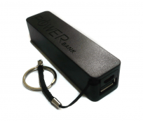 Batería de bolsillo Power Bank 2600mAh Negro Batería de bolsillo Power Bank 2600mAh Negro
