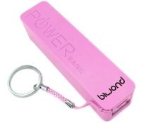 Batería de bolsillo Power Bank 2600mAh Rosa Batería de bolsillo Power Bank 2600mAh Rosa