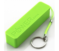 Batería de bolsillo Power Bank 2600mAh Verde