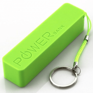 Batería de bolsillo Power Bank 2600mAh Verde