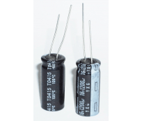 Condensador 16v 1200µf electrolítico radial 16x10mm.