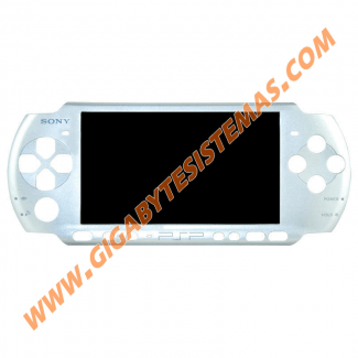 PSP 3000 Face Plate OFFICIAL *SILVER*