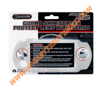 PSP 3000 Guard Skin/Screen Protect Lens with Stand *WHITE*