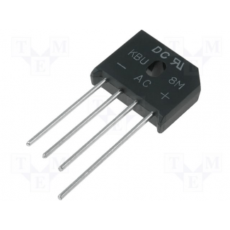 Puente rectificador KBU8M 1000v 8A