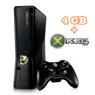 Xbox 360 4GB + X360Key + Kinect + K.Adventures