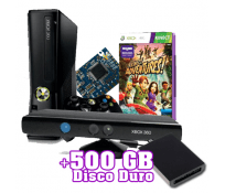 Xbox 360 + RGH + Kinect + Disco Duro 500GB Xbox 360 + RGH + Kinect + Disco Duro 500GB