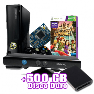 Xbox 360 + RGH + Kinect + Disco Duro 500GB